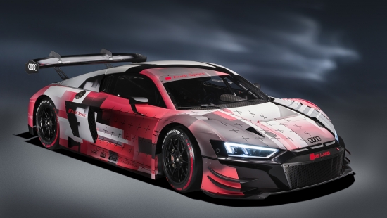 Audi R8 LMS GT3 Evo II sporta auto gatavojas izlaišanai